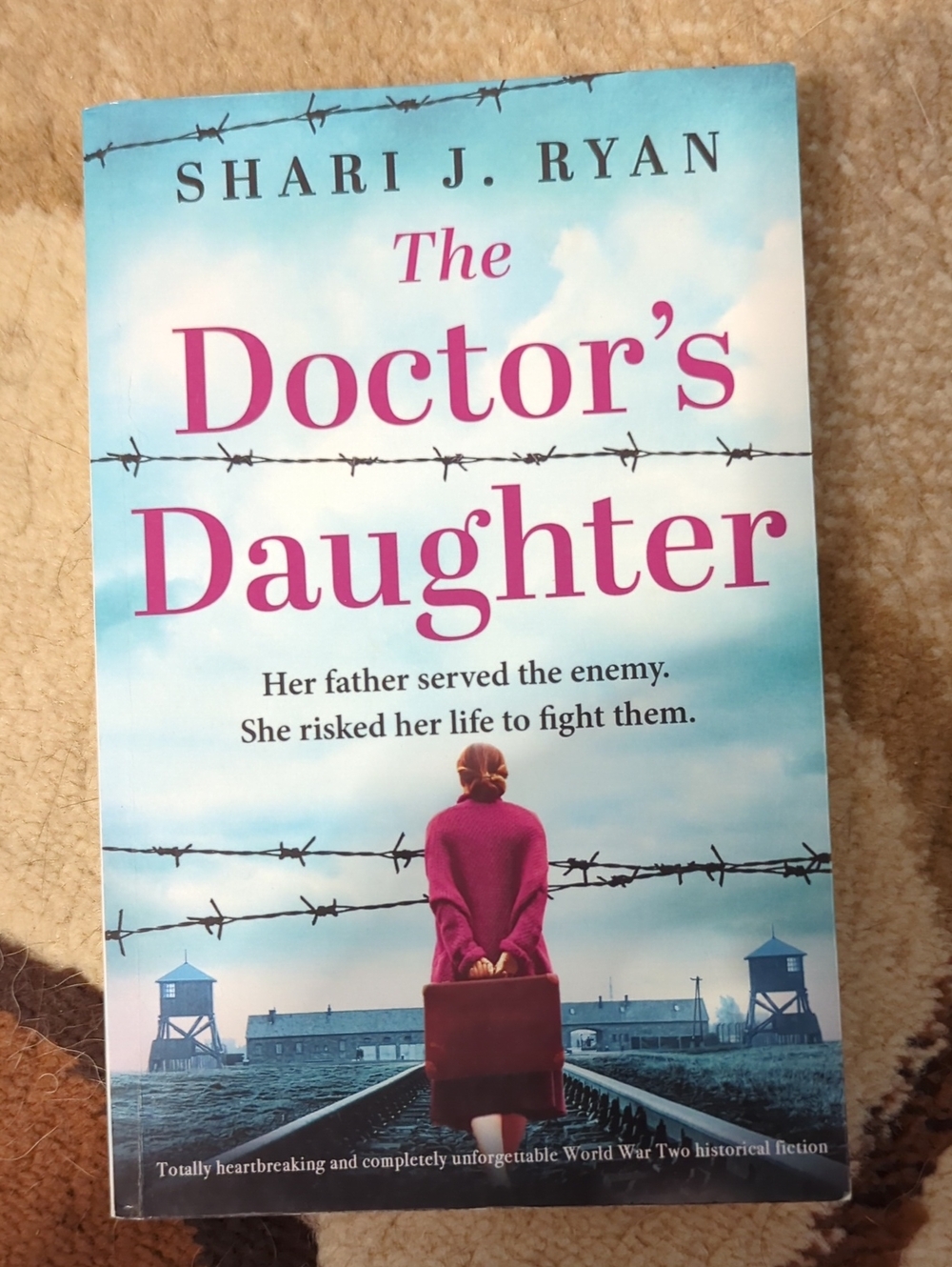 The Doctor's Daughter by Shari J. Ryan - Pink & Sky Blue Cover